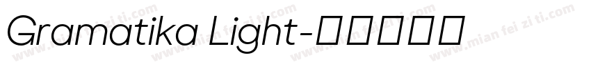 Gramatika Light字体转换